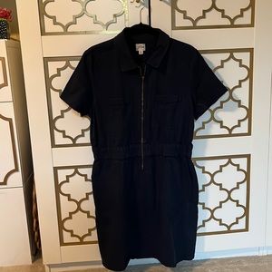 J crew navy chino dress size 14
